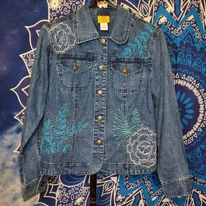 Embroidered Denim Jacket